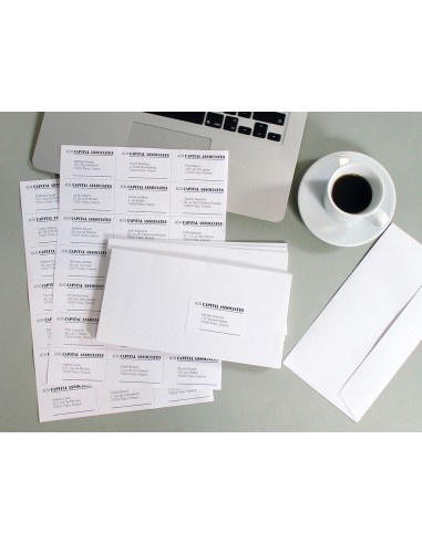 Etiqueta adhesiva q connect kf01583 tamano 66x466 mm fotocopiadora laser ink jet caja con 100 hojas din a4