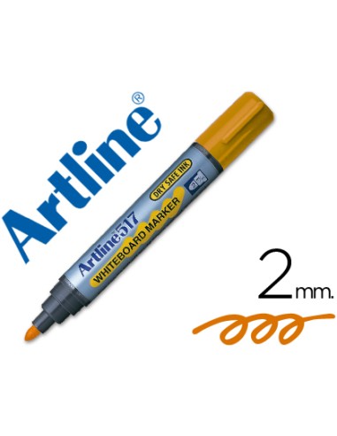 Rotulador artline pizarra ek 517 naranja punta redonda 2 mm tinta de bajo olor