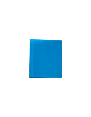 Carpeta liderpapel 4 anillas 25 mm mixtas 43432 polipropileno din a4 azul translucido