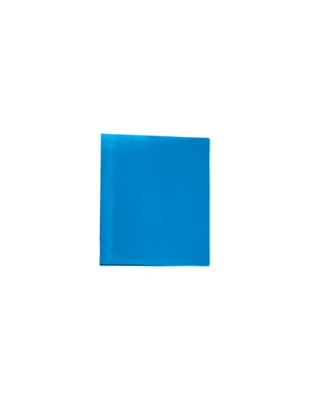 Carpeta liderpapel 4 anillas 25 mm mixtas 43432 polipropileno din a4 azul translucido