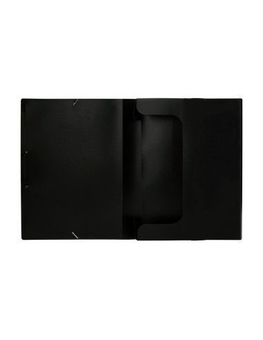 Carpeta liderpapel portadocumentos 36905 polipropileno din a4 negra lomo 50 mm