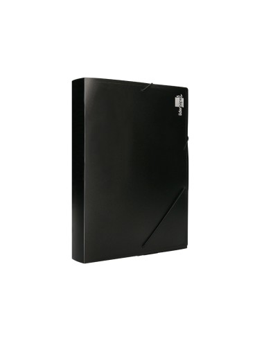 Carpeta liderpapel portadocumentos 36905 polipropileno din a4 negra lomo 50 mm