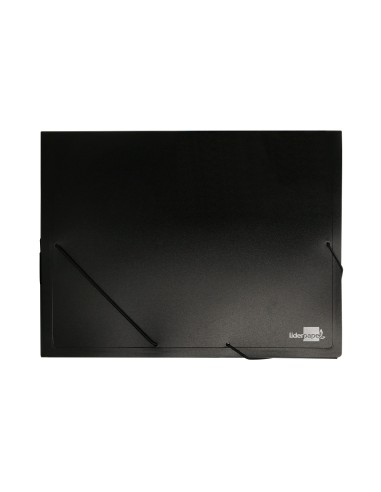 Carpeta liderpapel portadocumentos 36905 polipropileno din a4 negra lomo 50 mm