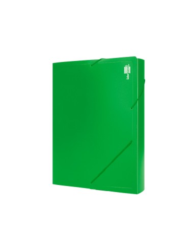 Carpeta liderpapel portadocumentos 36903 polipropileno dina4 verde lomo 50 mm
