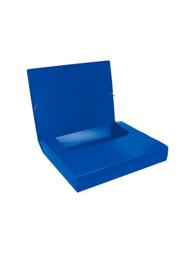 Carpeta liderpapel portadocumentos 36902 polipropileno din a4 azul lomo 50 mm