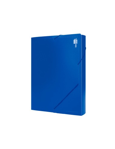 Carpeta liderpapel portadocumentos 36902 polipropileno din a4 azul lomo 50 mm