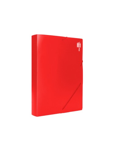 Carpeta liderpapel portadocumentos polipropileno din a4 roja lomo 50 mm