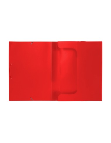 Carpeta liderpapel portadocumentos polipropileno din a4 roja lomo 50 mm