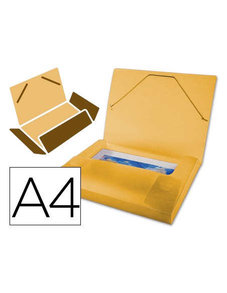 Carpeta liderpapel portadocumentos 36851 polipropileno din a4 naranja serie frosty lomo 25 mm