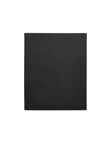 Carpeta de 4 anillas 40mm mixtas liderpapel folio carton forrado paper coat negra