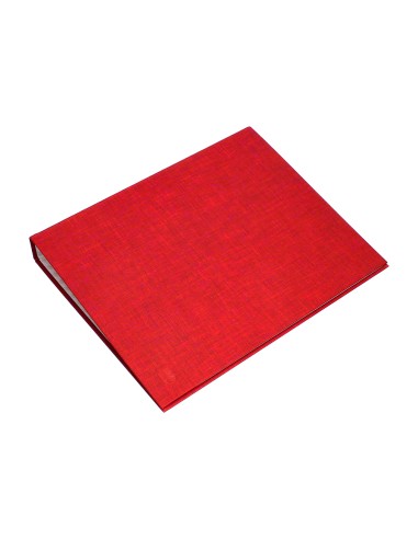 Carpeta de 4 anillas 25mm mixtas liderpapel folio carton forrado paper coat roja