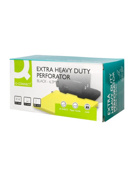 Taladrador q connect kf01237 negro abertura 65 mm capacidad 65 hojas