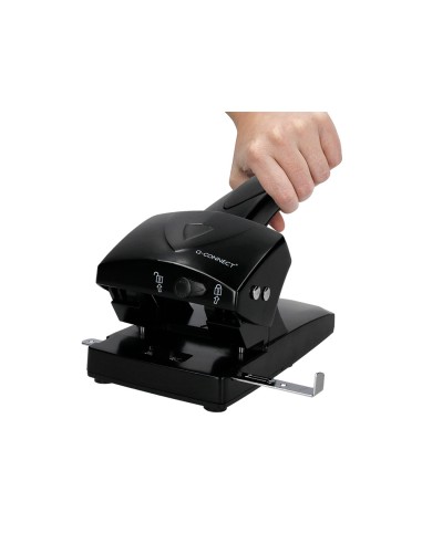 Taladrador q connect kf01237 negro abertura 65 mm capacidad 65 hojas