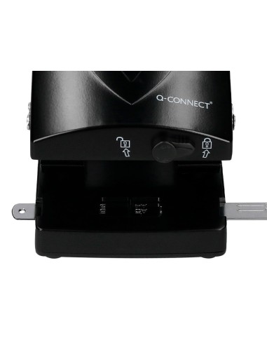 Taladrador q connect kf01237 negro abertura 65 mm capacidad 65 hojas