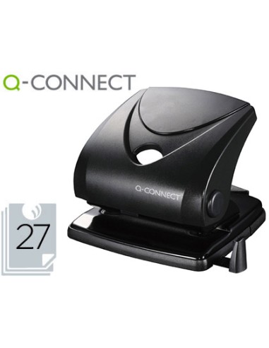 Taladrador q connect kf01235 negro abertura 27 mm capacidad 27 hojas