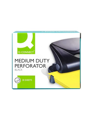 Taladrador q connect kf01234 negro abertura 2 mm capacidad 20 hojas