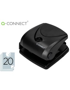 Taladrador q connect kf01234 negro abertura 2 mm capacidad 20 hojas