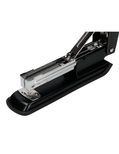 Grapadora q connect kf01044 metalica negra capacidad 20 hojas