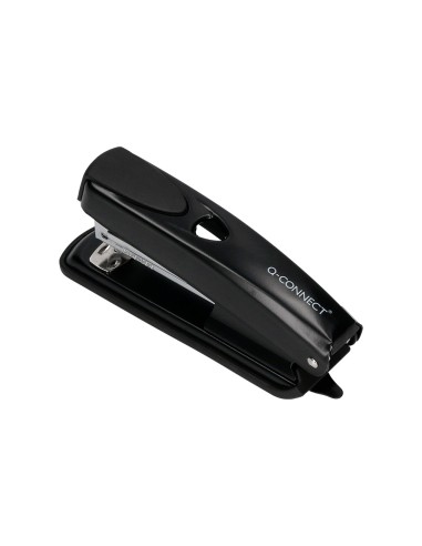 Grapadora q connect kf01044 metalica negra capacidad 20 hojas