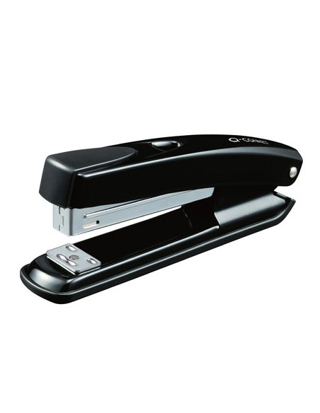 Grapadora q connect kf01057 plastico abs negra capacidad 20 hojas
