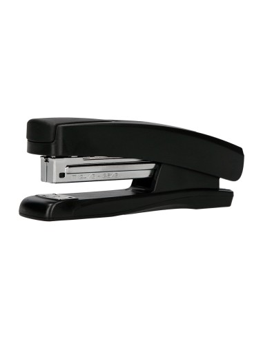 Grapadora q connect kf01056 plastico abs negra capacidad 20 hojas