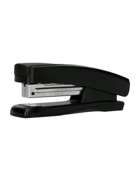 Grapadora q connect kf01056 plastico abs negra capacidad 20 hojas