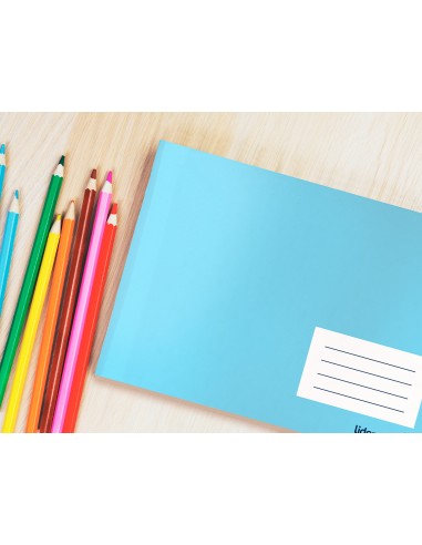 Libreta liderpapel smart a5 apaisado 32h 60g m2 cuadro 4mmcon margen