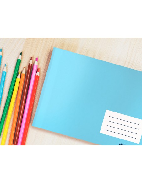 Libreta liderpapel smart a5 apaisado 32h 60g m2 cuadro 4mmcon margen