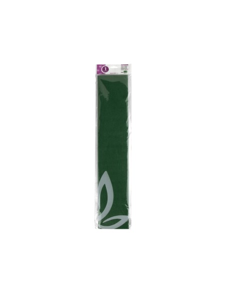 Papel crespon liderpapel 50 cm x 25m 34g m2 verde oliva
