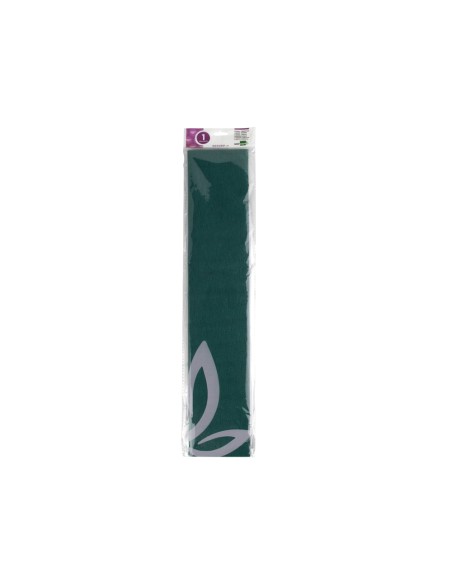 Papel crespon liderpapel 50 cm x 25m 34g m2 verde oscuro