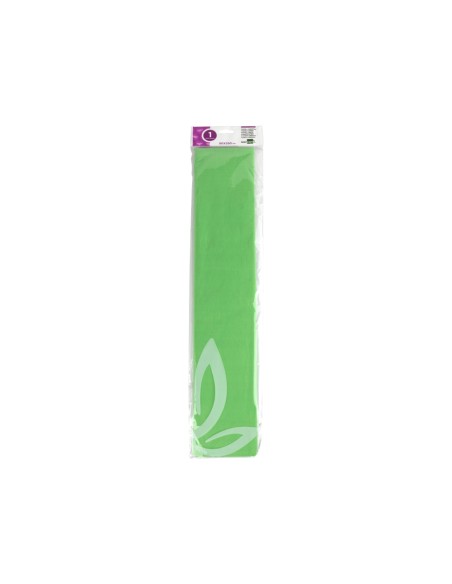 Papel crespon liderpapel 50 cm x 25m 34g m2 verde claro
