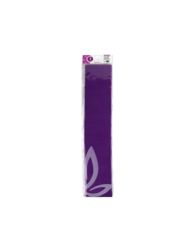 Papel crespon liderpapel 50 cm x 25m 34g m2 violeta