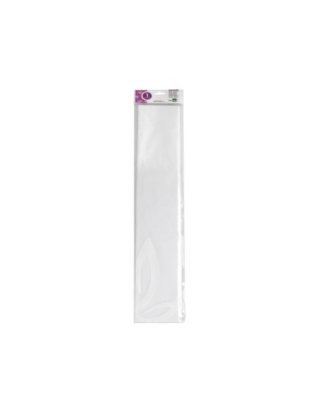 Papel crespon liderpapel 50 cm x 25m 34g m2 blanco