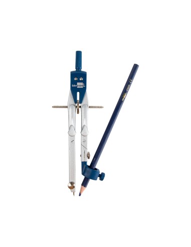 Compas liderpapel micrometrico con bigotera rapida y adaptador