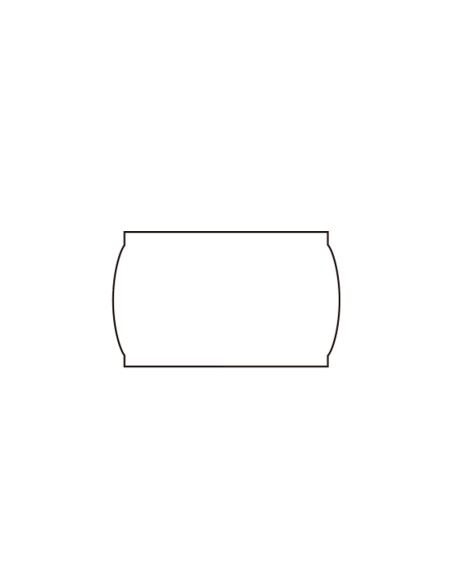 Etiquetas meto onduladas 32x19 mm lisa removible blanca rollo 1000 etiquetas