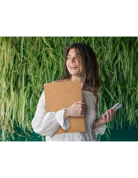 Subcarpeta liderpapel folio kraft interior blanco 240g m2