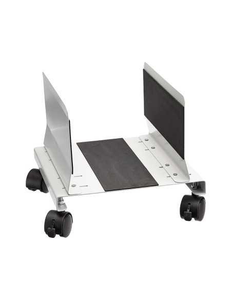 Soporte para cpu metal q connect regulable con ruedas