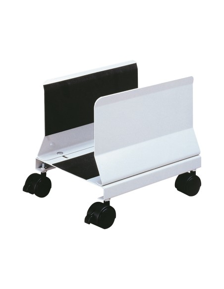 Soporte para cpu metal q connect regulable con ruedas