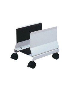 Soporte para cpu metal q connect regulable con ruedas