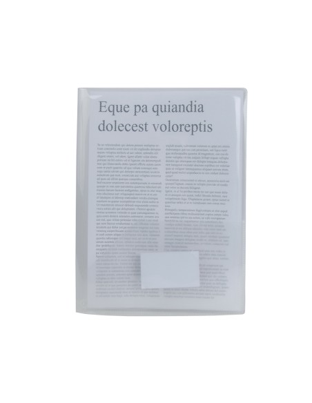 Carpeta liderpapel dossier dos bolsas 35584 polipropilenodin a4 incolora