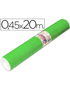 Rollo adhesivo aironfix unicolor verde medio 67005 rollo de 20 mt