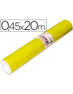Rollo adhesivo aironfix unicolor amarillo brillo 67007rollo de 20 mt