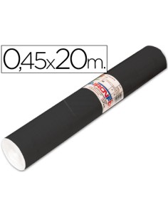 Rollo adhesivo aironfix unicolor negro mate 67004 rollo de 20 mt