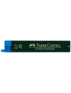 Minas faber grafito 9067 07 mm 2b estuche de 12 minas