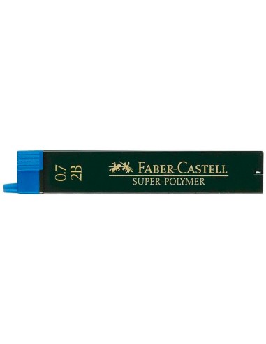 Minas faber grafito 9067 07 mm 2b estuche de 12 minas