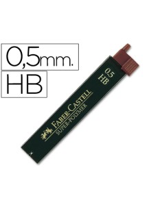 Minas faber grafito 9065 05 mm hb estuche de 12 minas