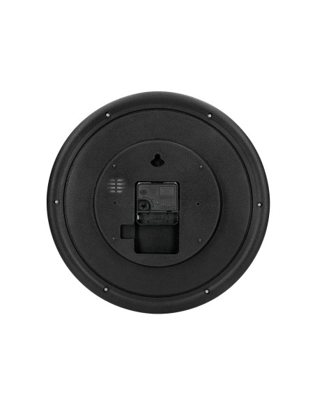 Reloj q connect de pared plastico oficina redondo 30 cm marco blanco