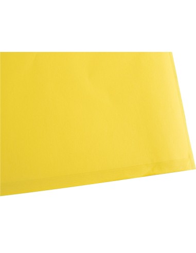 Papel seda liderpapel amarillo 52x76 cm 18 gr paquete de 25 hojas