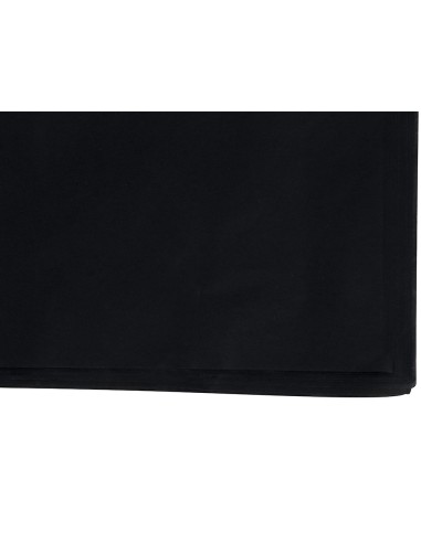 Papel seda liderpapel negro 52x76 cm 18 gr paquete de 25 hojas