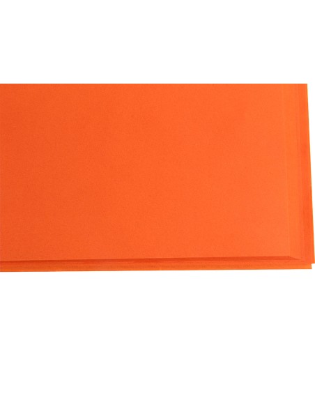 Papel seda liderpapel naranja 52x76 cm 18 gr paquete de 25 hojas